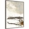 Padilla Bay Beach by Kris Ekstrand 23-in. W x 30-in. H. Canvas Wall Art Print Framed in Grey